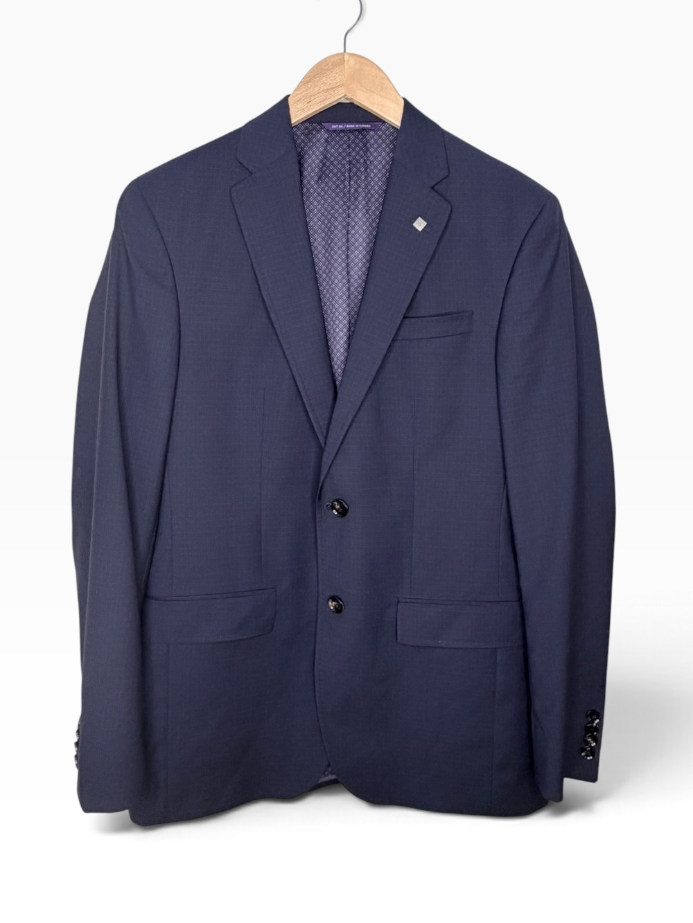Ted Baker London Navy Two-Button Sport Coat